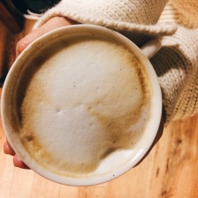 warm cappuccino